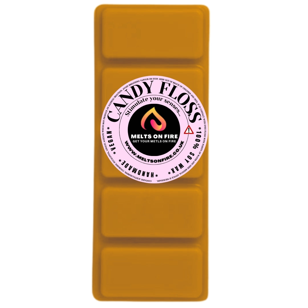 CANDY FLOSS Scented Wax Melts – Large 50g Bars with a Perfume-Inspired, Clean, Fresh, and Fruity Aroma.