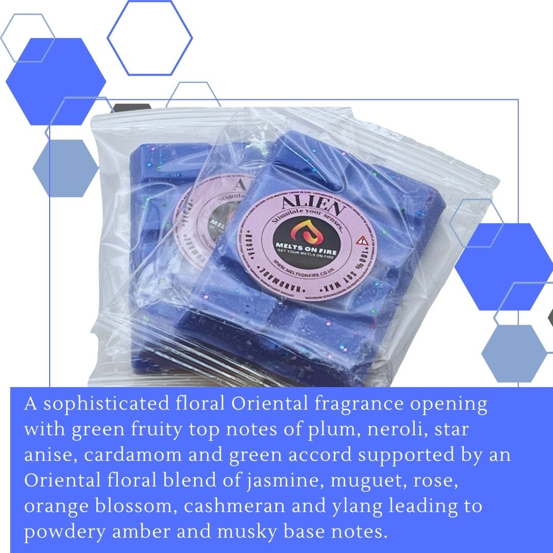 Alien Wax Melts - Snap Bars - Soy Wax Melts - Meltsonfire