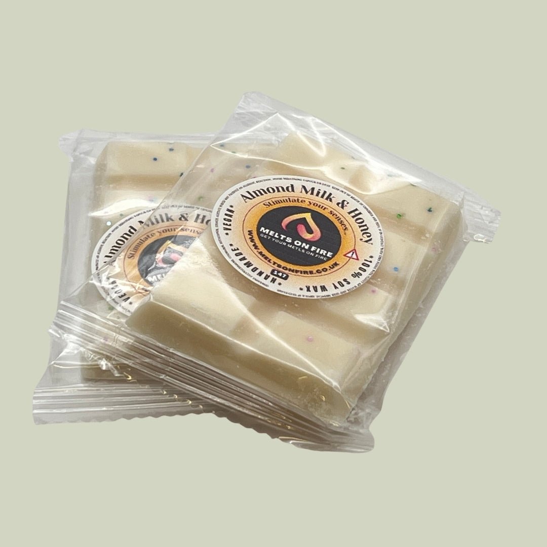 Almond Milk & Honey Wax Melts - Snap Bars - Soy Wax Melts - Meltsonfire