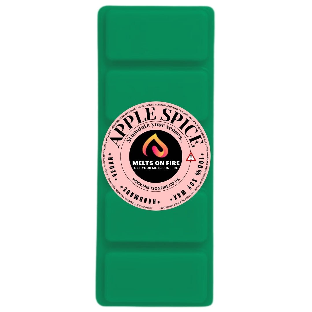 APPLE SPICE Scented Wax Melts Large 50g Bars with a Perfume-Inspired Meltsonfire APPLE SPICE Scented Wax Melts Large 50g Bars with a Perfume-Inspired Meltsonfire
