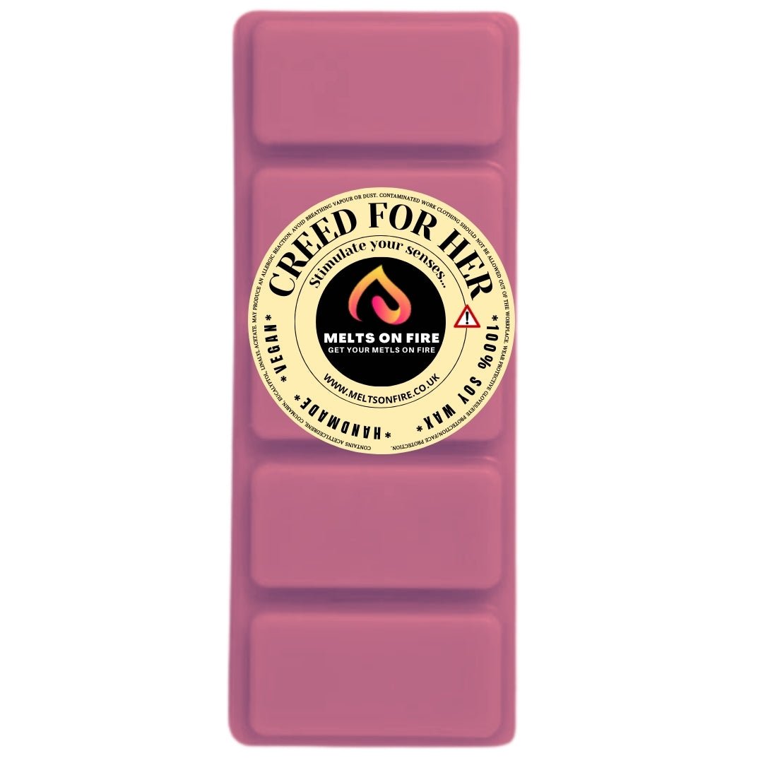 AVENTOS HER Scented Wax Melts – Large 50g Bars with a Perfume - Inspired, Clean, Fresh, and Fruity Aroma. - Meltsonfire
