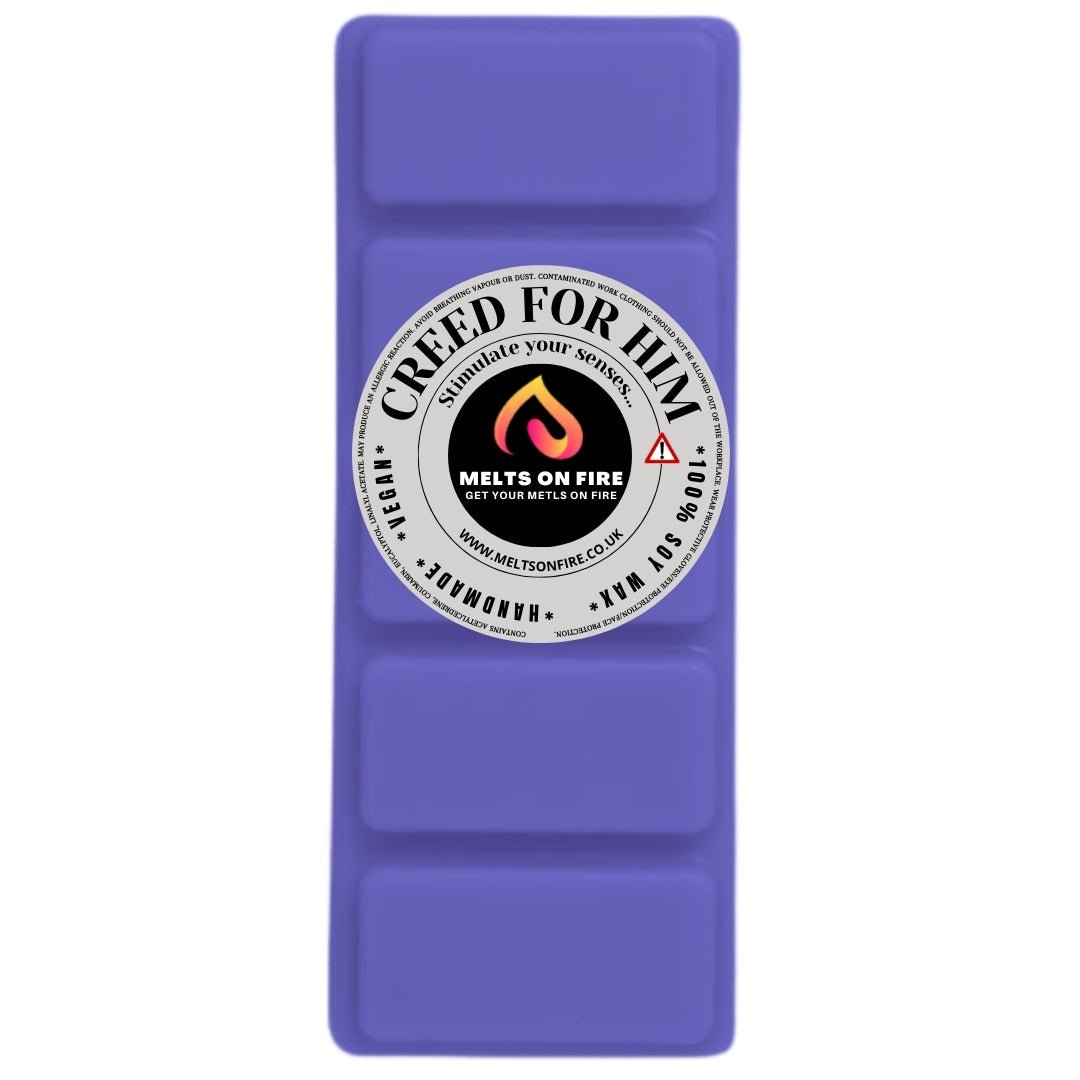AVENTOS HIM Scented Wax Melts – Large 50g Bars with a Perfume - Inspired, Clean, Fresh, and Fruity Aroma. - Meltsonfire