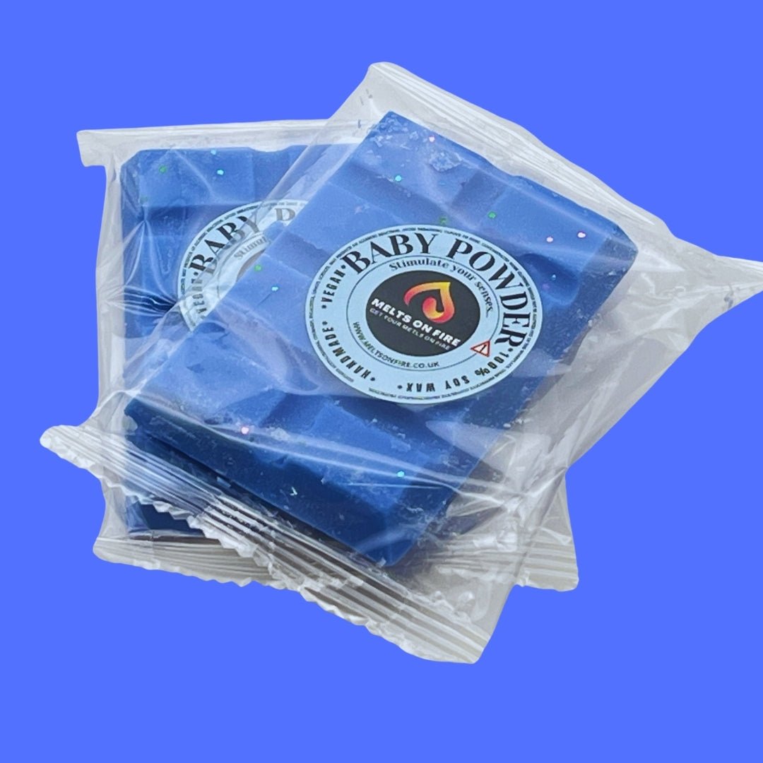 Baby Powder Wax Melts - Snap Bars - Soy Wax Melts - Meltsonfire