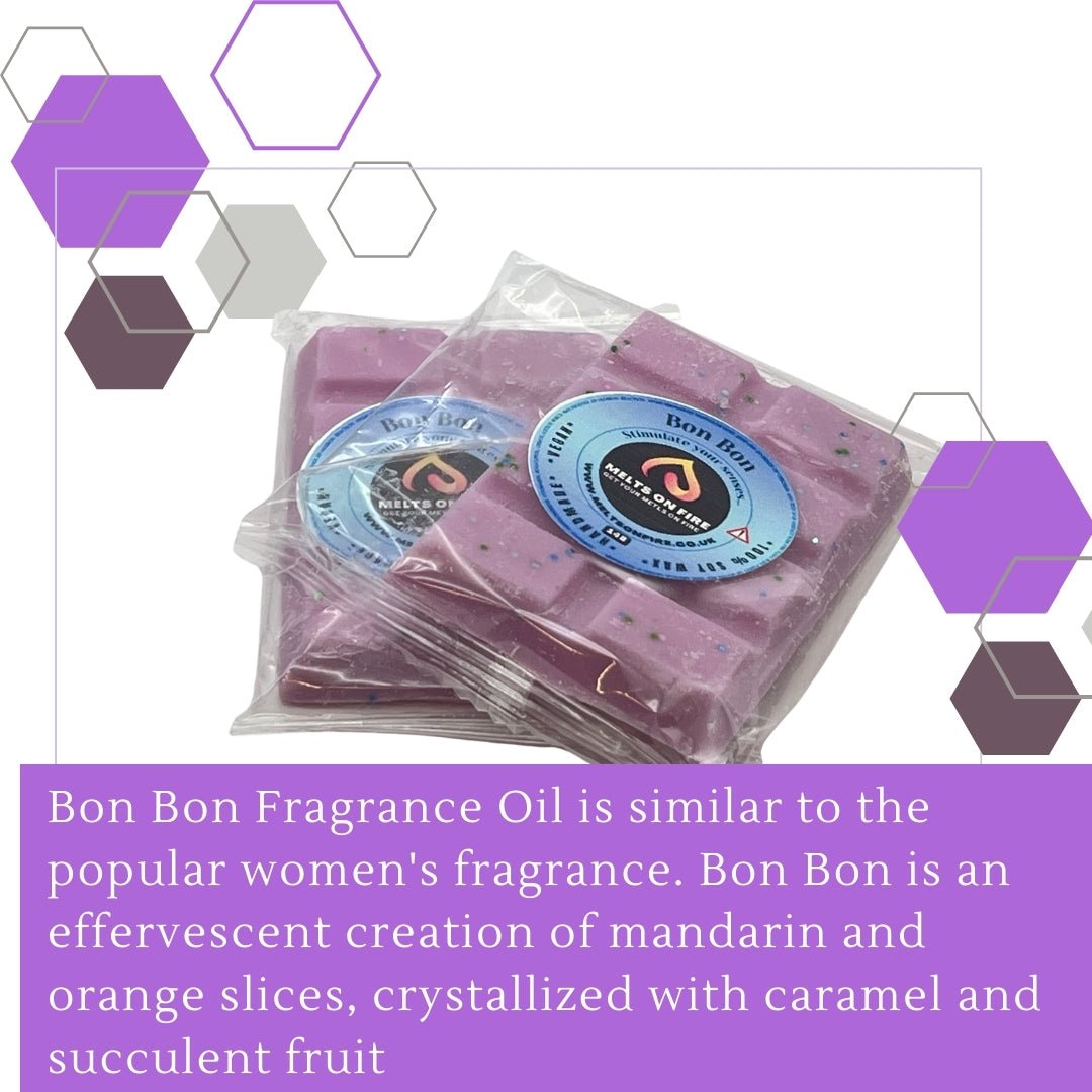 Bon Bon Wax Melts - Snap Bars - Soy Wax Melts - Meltsonfire