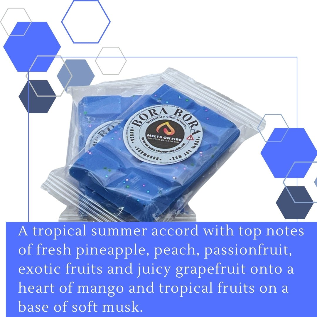 BoraBora Wax Melts - Snap Bars - Soy Wax Melts - Meltsonfire