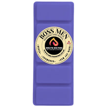 Load image into Gallery viewer, BOSS MAN Scented Wax Melts – Large 50g Bars with a Perfume - Inspired, Clean, Fresh, and Fruity Aroma. - Meltsonfire