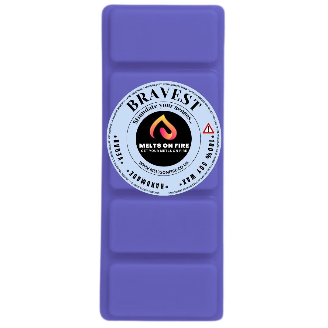 BRAVEST Scented Wax Melts – Large 50g Bars with a Perfume - Inspired, Clean, Fresh, and Fruity Aroma. - Meltsonfire