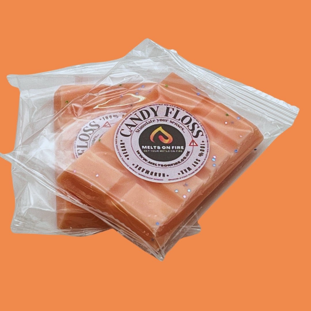Candy Floss Wax Melts - Snap Bars - Soy Wax Melts - Meltsonfire