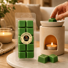 Load image into Gallery viewer, Chamomile 10 Block Clamshell Wax Melts, Soy Wax Handmade UK - Meltsonfire