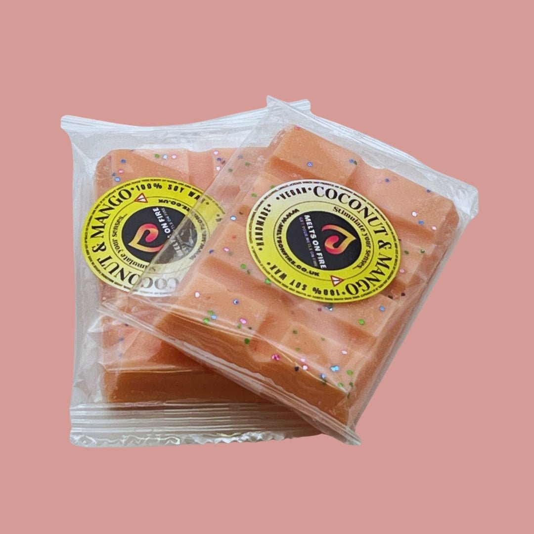 Coconut & Mango Wax Melts - Snap Bars - Soy Wax Melts - Meltsonfire