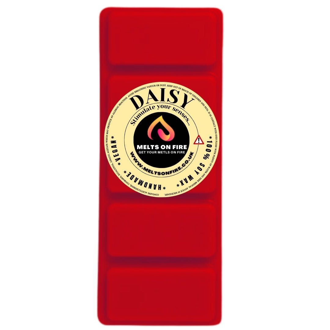 DAISY Scented Wax Melts – Large 50g Bars with a Perfume - Inspired, Clean, Fresh, and Fruity Aroma. - Meltsonfire