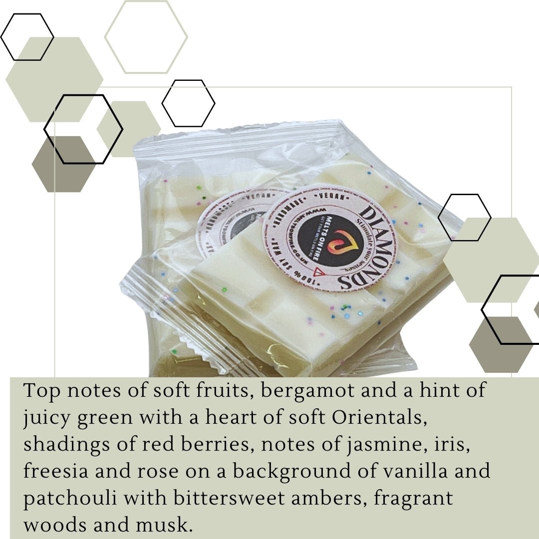Diamonds Wax Melts - Snap Bars - Soy Wax Melts - Meltsonfire
