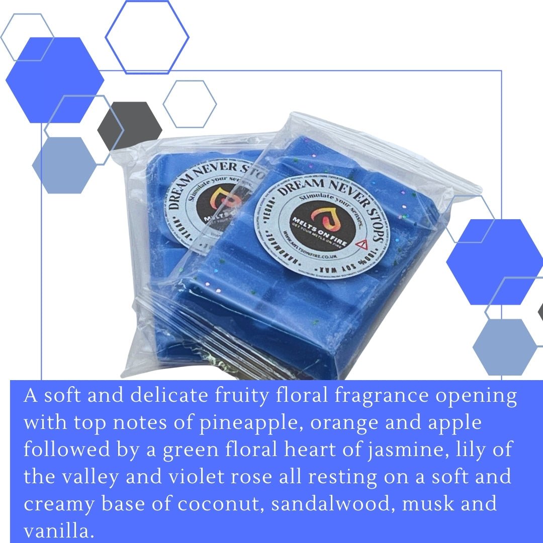 Dream Unstoppable Wax Melts - Snap Bars - Soy Wax Melts - Meltsonfire