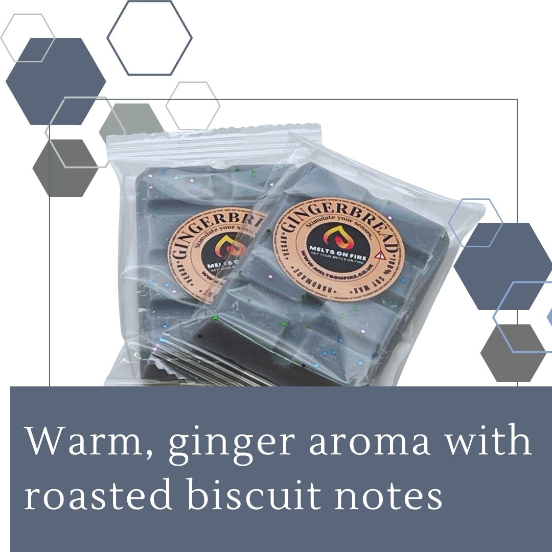 Ginger Bread Wax Melts - Snap Bars - Soy Wax Melts - Meltsonfire