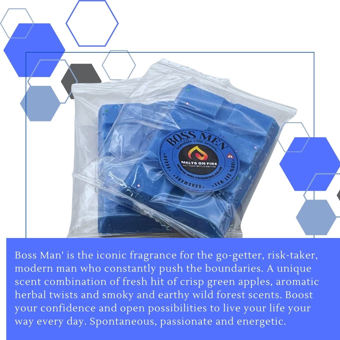 Hugo BOSS Wax Melts - Snap Bars - Soy Wax Melts - Meltsonfire