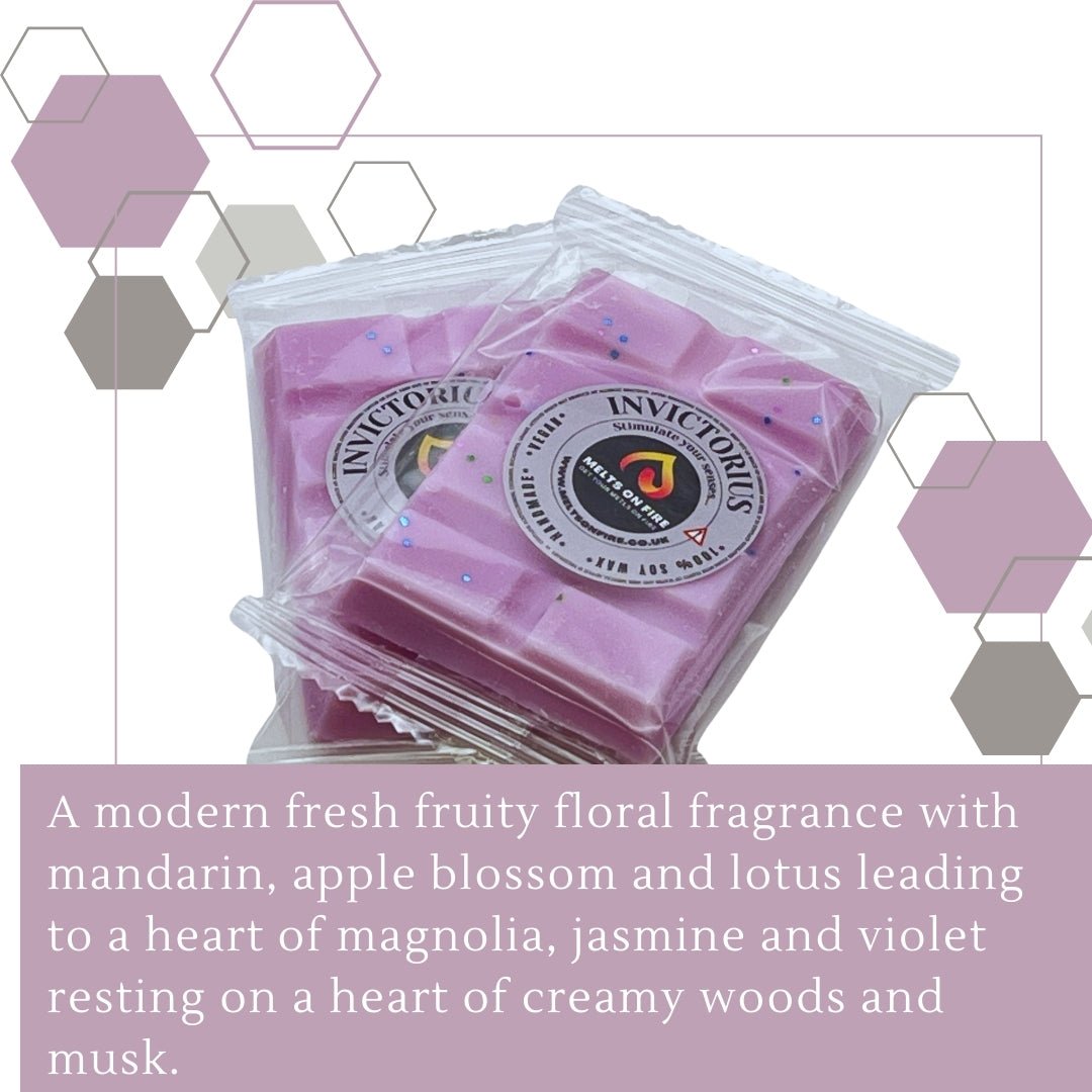 Invictus Inspired Wax Melts - Snap Bars - Soy Wax Melts - Meltsonfire