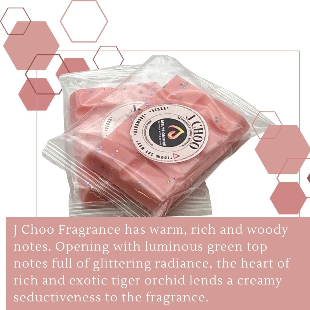 J Choo Wax Melts - Snap Bars - Soy Wax Melts - Meltsonfire