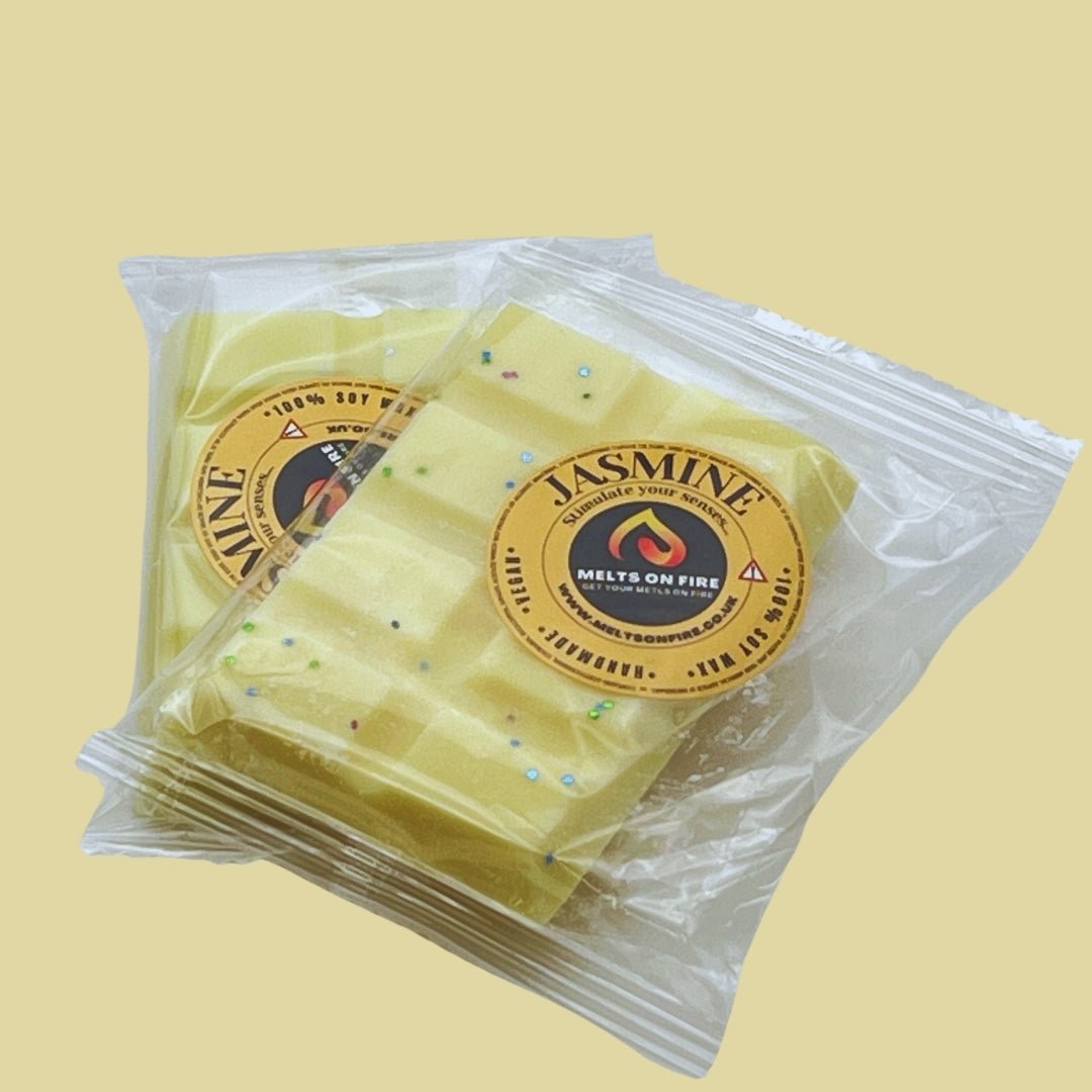 Jasmine Wax Melts - Snap Bars - Soy Wax Melts - Meltsonfire