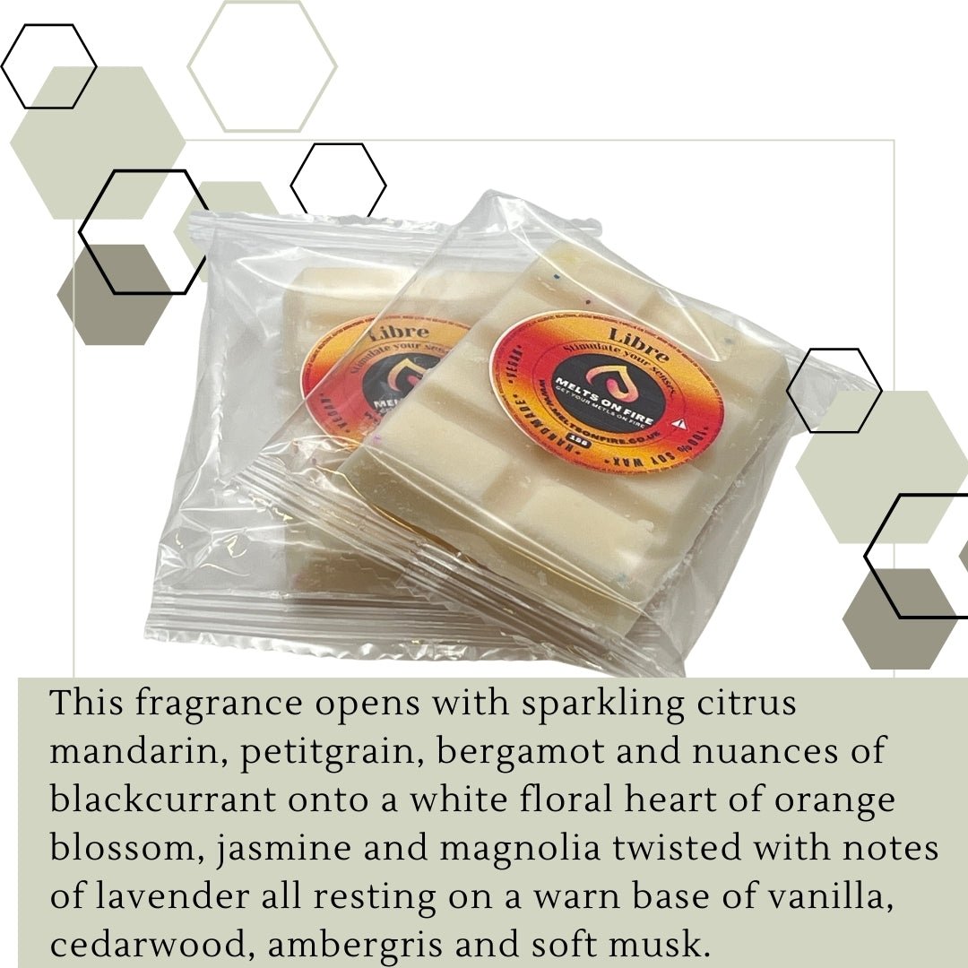 Libre Wax Melts - Snap Bars - Soy Wax Melts - Meltsonfire