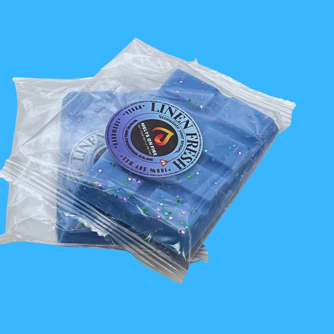 Linen Fresh Wax Melts - Snap Bars - Soy Wax Melts - Meltsonfire
