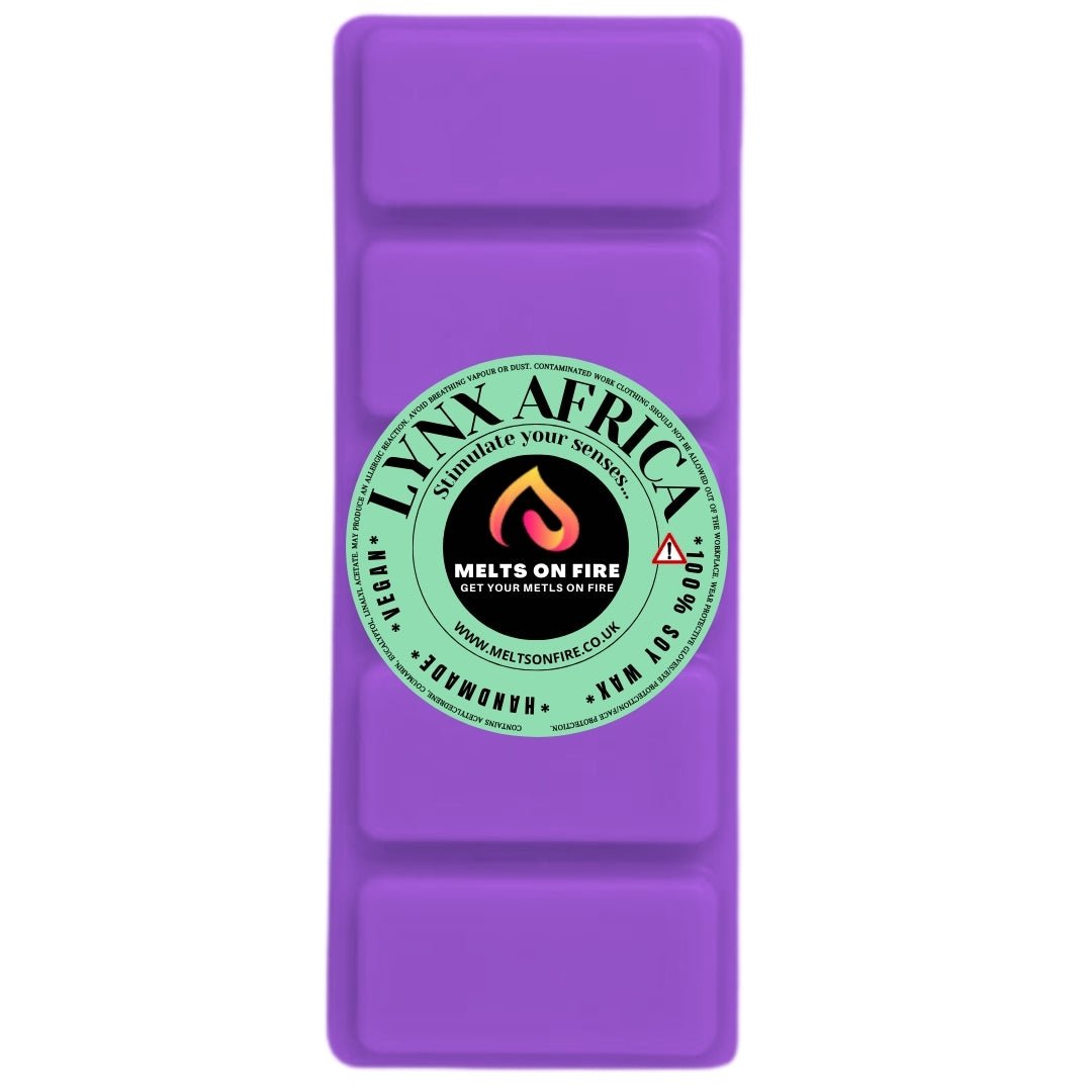 LINKS AFRICA Scented Wax Melts – Large 50g Bars with a Perfume - Inspired, Clean, Fresh, and Fruity Aroma. - Meltsonfire