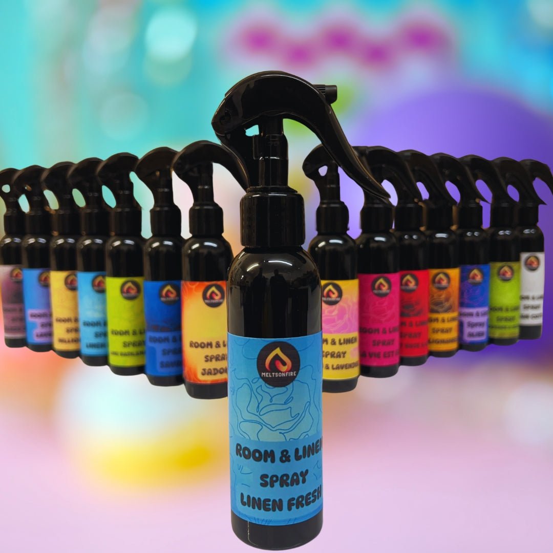 Perfumed Room Sprays 100ML - Home, Office,Fragrance, Air Freshener (Linen Fresh) - Meltsonfire