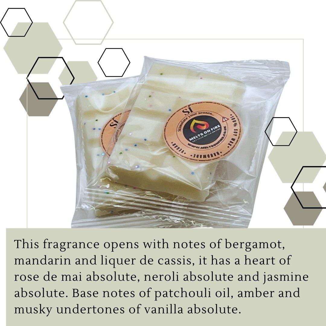 Si Armani Wax Melts - Snap Bars - Soy Wax Melts - Meltsonfire