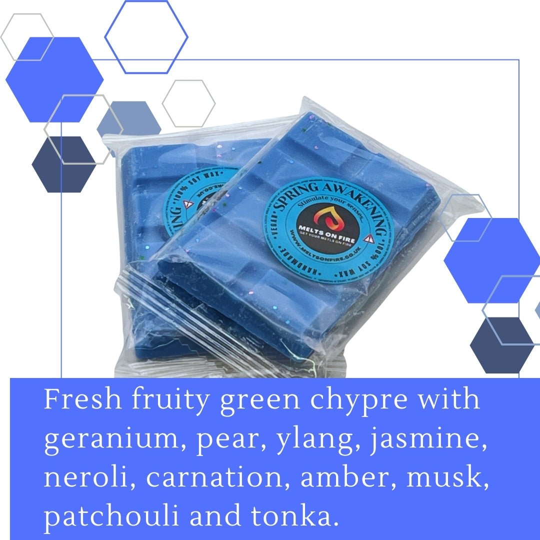 Spring Awakening Wax Melts - Snap Bars - Soy Wax Melts - Meltsonfire