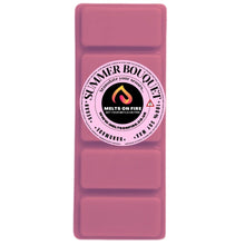 Load image into Gallery viewer, SUMMER BOUQUET Scented Wax Melts – Large 50g Bars with a Perfume - Inspired, Clean, Fresh, and Fruity Aroma. - Meltsonfire