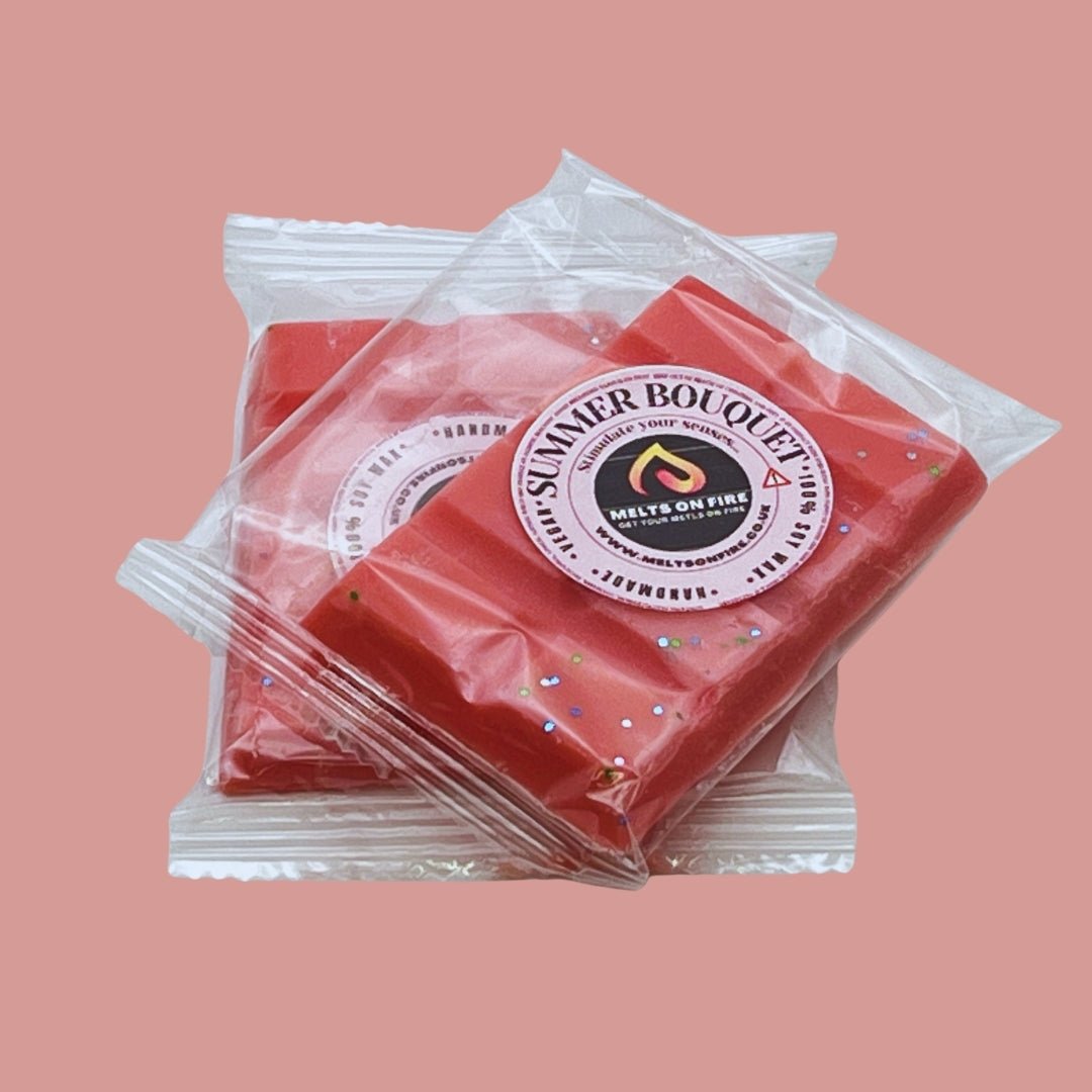 Summer Bouquet Wax Melts - Snap Bars - Soy Wax Melts - Meltsonfire