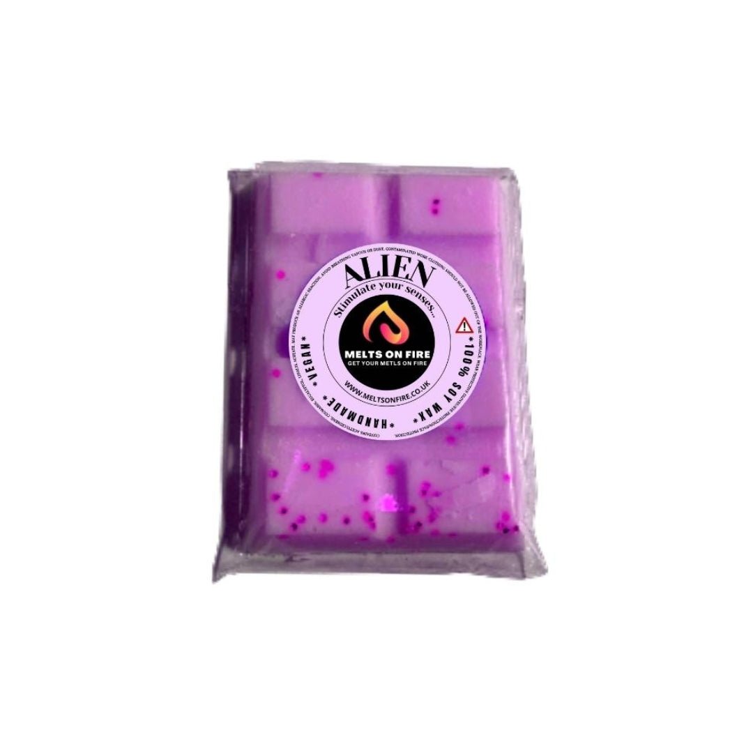 Wax Melts – 4 X Snap Bars - (Alien,Black Orchid Inspired,Coco Madam,Creed Her) – Scented Soy Wax Melts Vegan - Meltsonfire