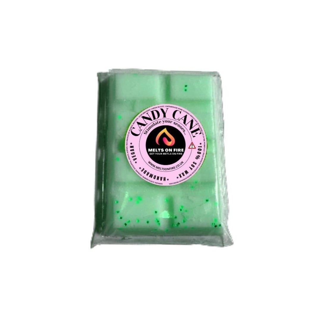 Wax Melts – 4 X Snap Bars - (Baby Powder,Candy Cane,Dream Unstoppable,Fresh Linen) – Scented Soy Wax Melts Vegan - Meltsonfire
