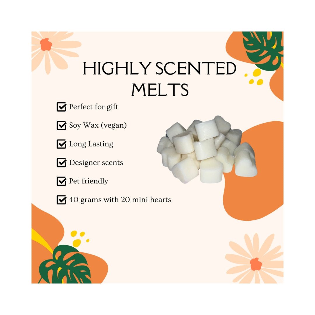 Wax Melts – 4 X Snap Bars - (Blueberry Muffin,birthday cake,Strawberries & Cream,pears drop) – Scented Soy Wax Melts Vegan - Meltsonfire