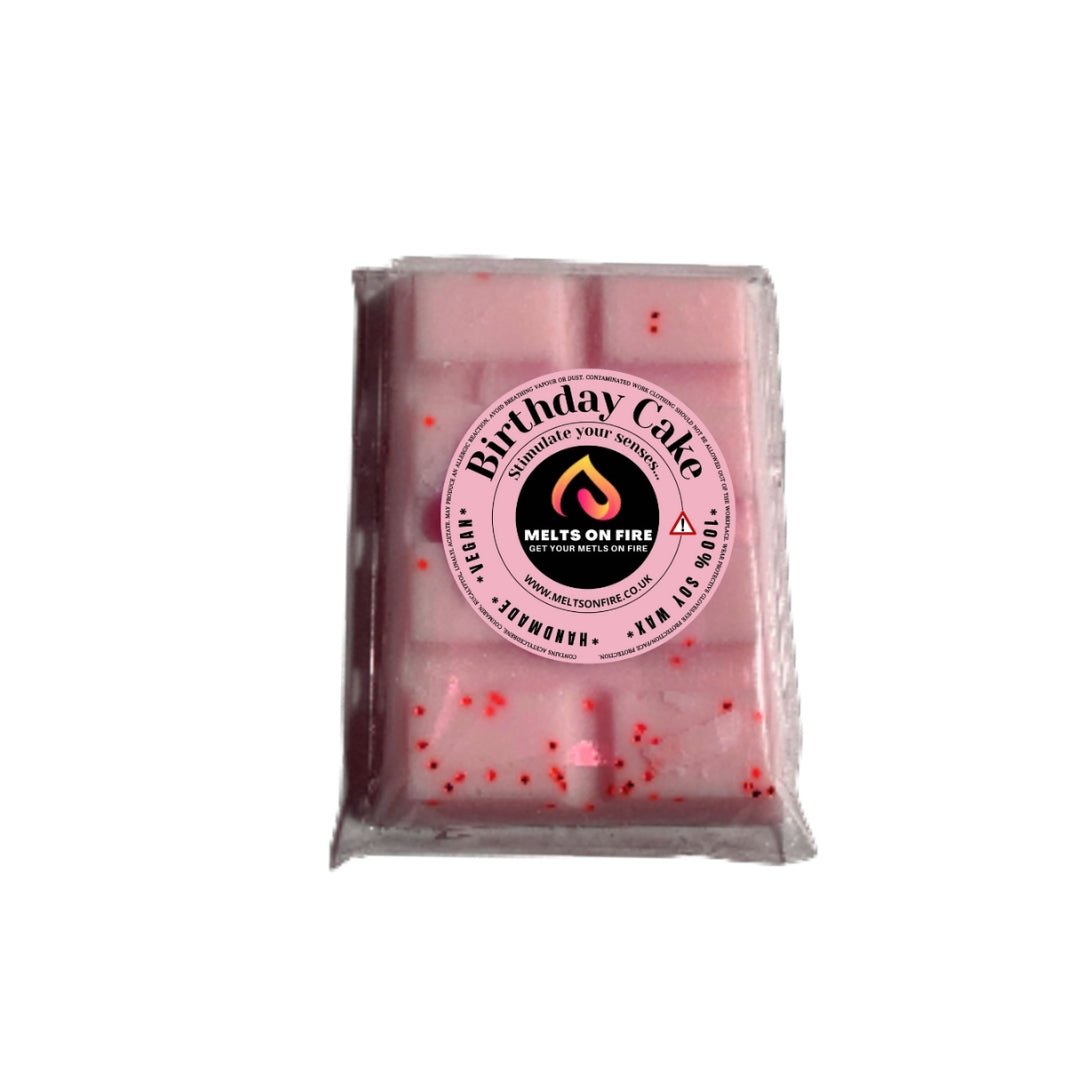 Wax Melts – 4 X Snap Bars - (Blueberry Muffin,birthday cake,Strawberries & Cream,pears drop) – Scented Soy Wax Melts Vegan - Meltsonfire