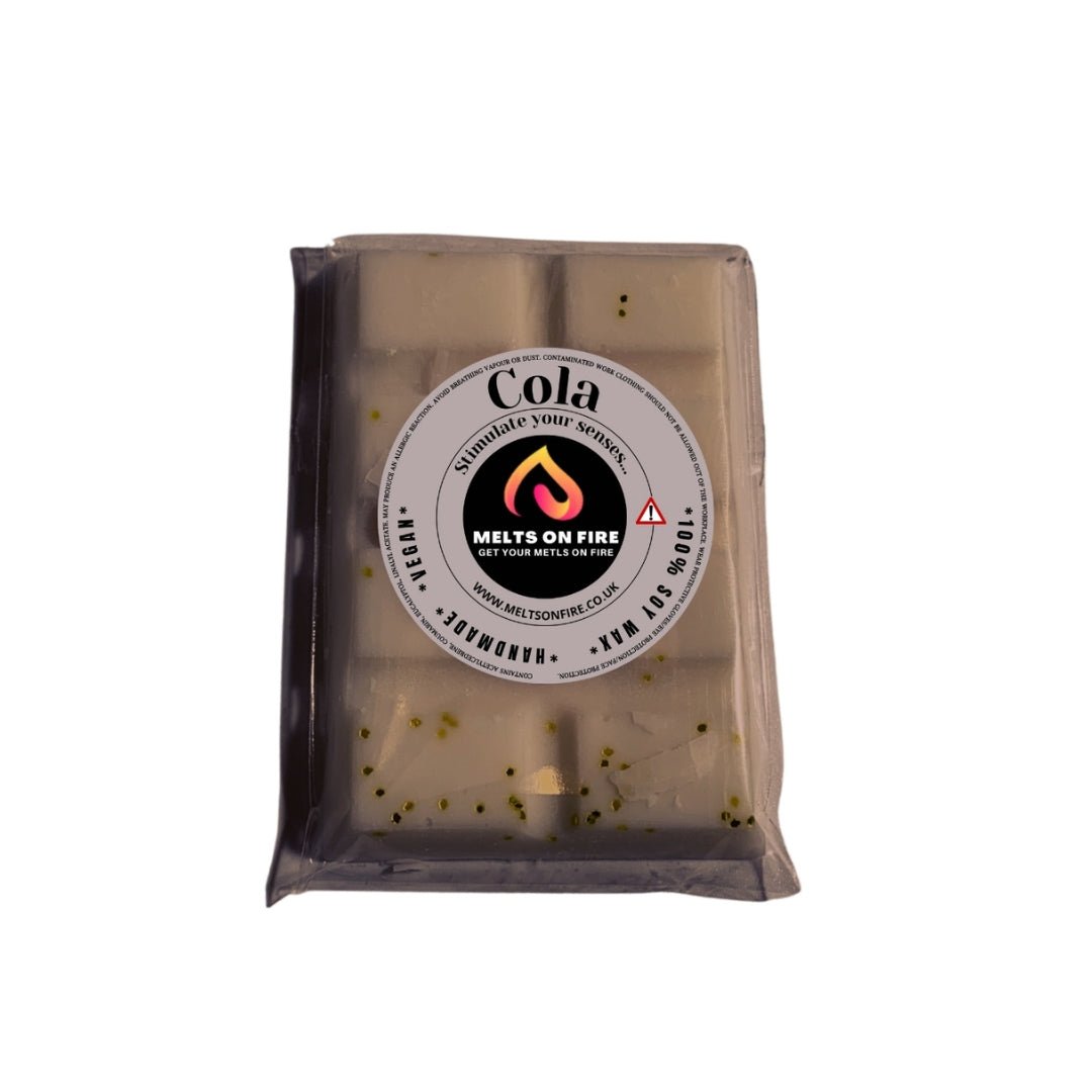 Wax Melts – 4 X Snap Bars - (Cappuccino,Cola,birthday cake,Strawberries & Cream) – Scented Soy Wax Melts Vegan - Meltsonfire