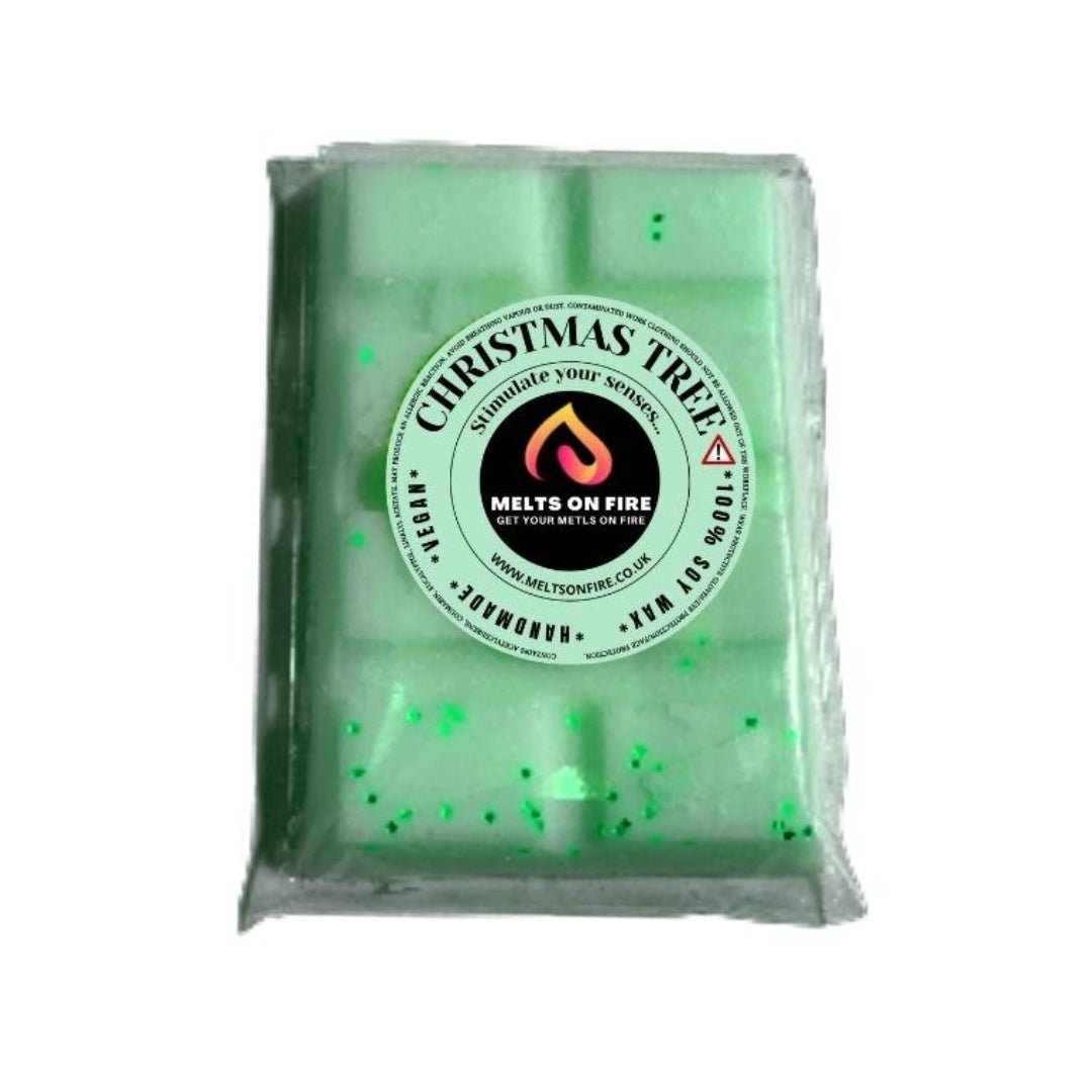 Wax Melts – 4 X Snap Bars - (Chamomile,Seychelles,Bluebell Woods,Christmas Tree) – Scented Soy Wax Melts Vegan - Meltsonfire