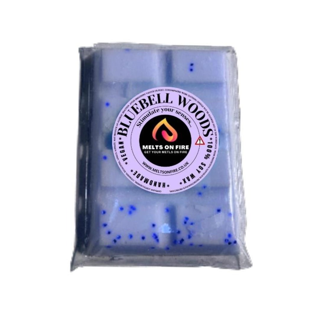 Wax Melts – 4 X Snap Bars - (Chamomile,Seychelles,Bluebell Woods,Christmas Tree) – Scented Soy Wax Melts Vegan - Meltsonfire