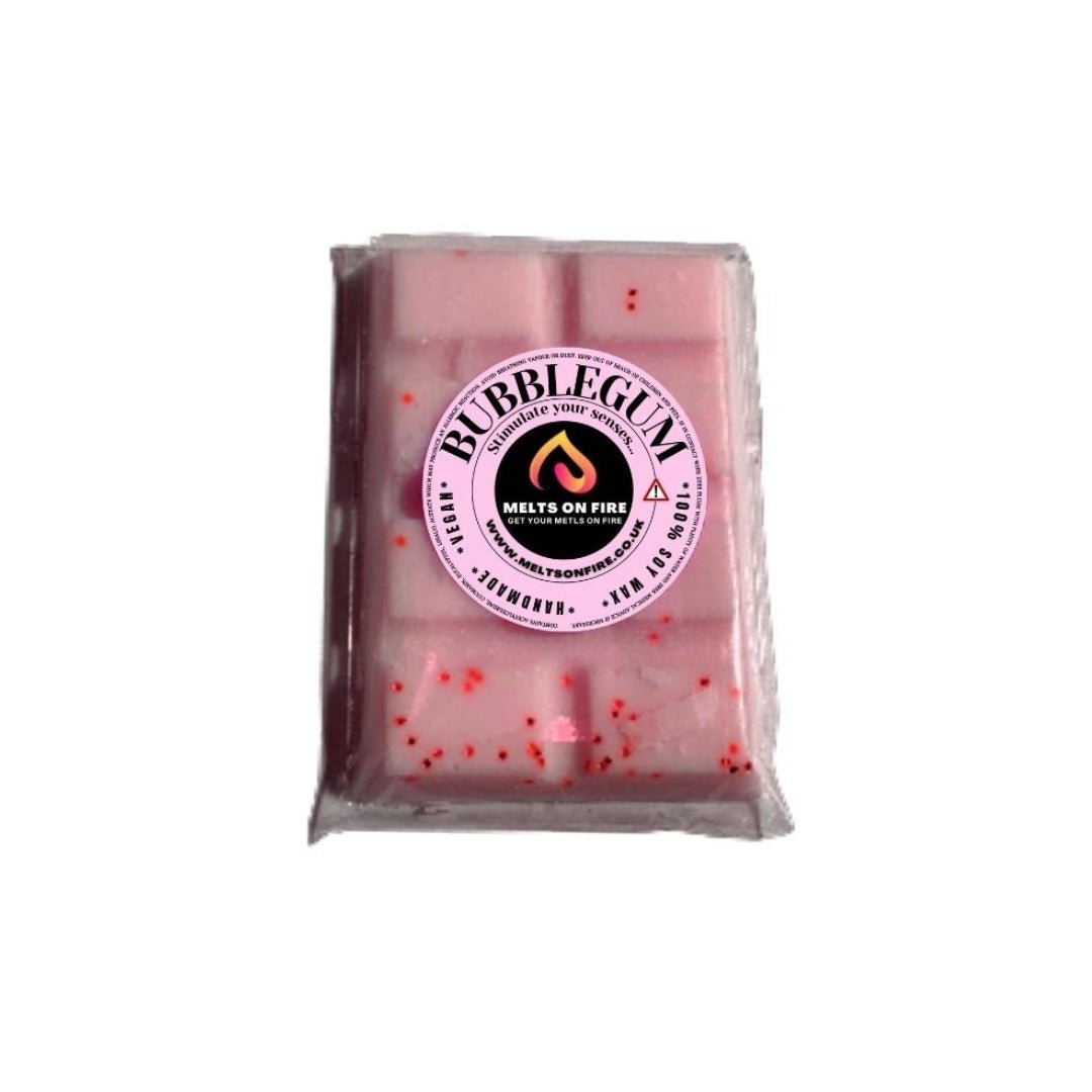 Wax Melts – 4 X Snap Bars - (Chocolate Orange,Cinnamon Cran & Orange,Vanilla,BubbleGum) – Scented Soy Wax Melts Vegan - Meltsonfire