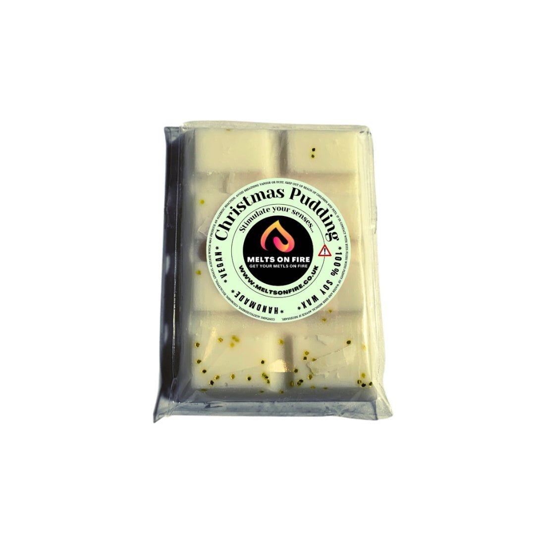 Wax Melts – 4 X Snap Bars - (christmas pudding,carrot cake,baby berry twist,caramel) – Scented Soy Wax Melts Vegan - Meltsonfire
