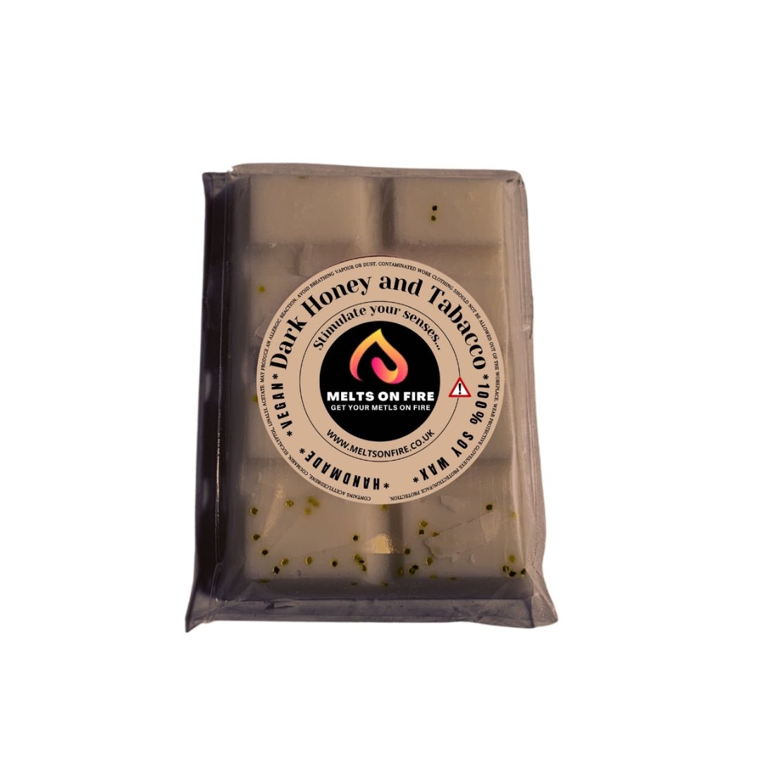 Wax Melts – 4 X Snap Bars - (Citronella,bergamot,dark honey and tabacco,Cocoa Butter) – Scented Soy Wax Melts Vegan - Meltsonfire