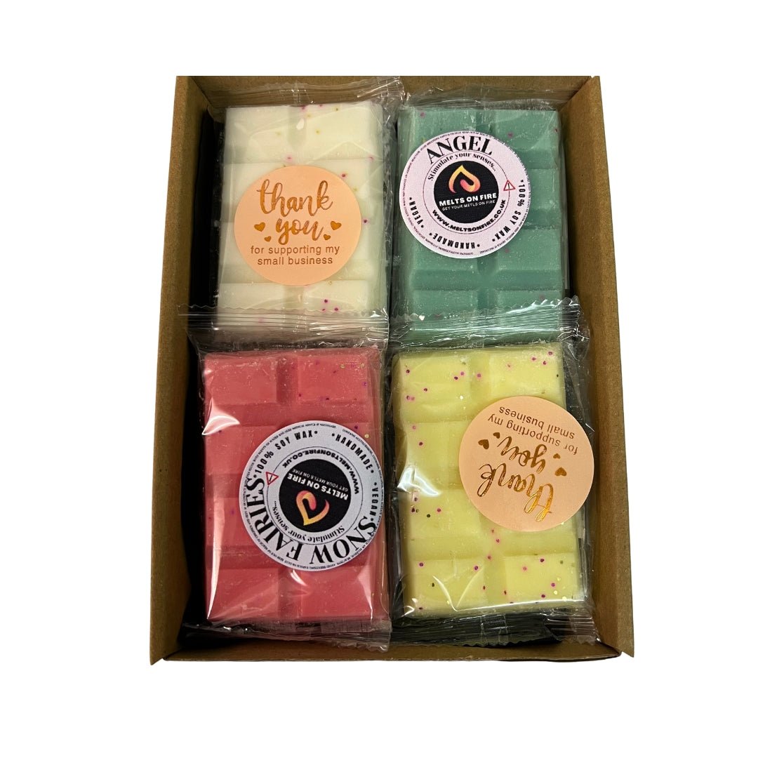 Wax Melts – 4 X Snap Bars - (Citronella,Parma Violets,citrus ,Cocoa Butter) – Scented Soy Wax Melts Vegan - Meltsonfire
