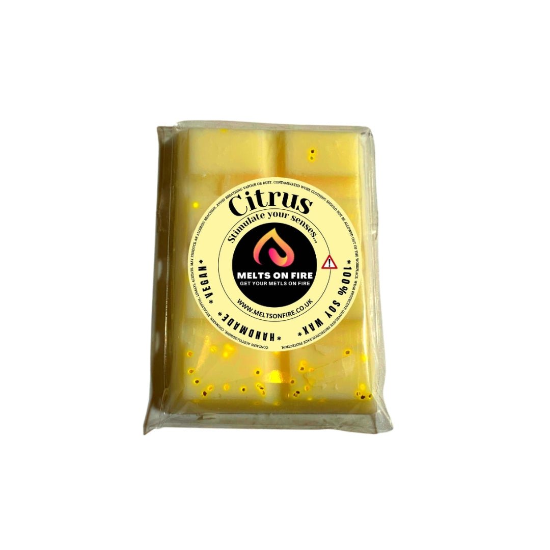 Wax Melts – 4 X Snap Bars - (Citronella,Parma Violets,citrus ,Cocoa Butter) – Scented Soy Wax Melts Vegan - Meltsonfire