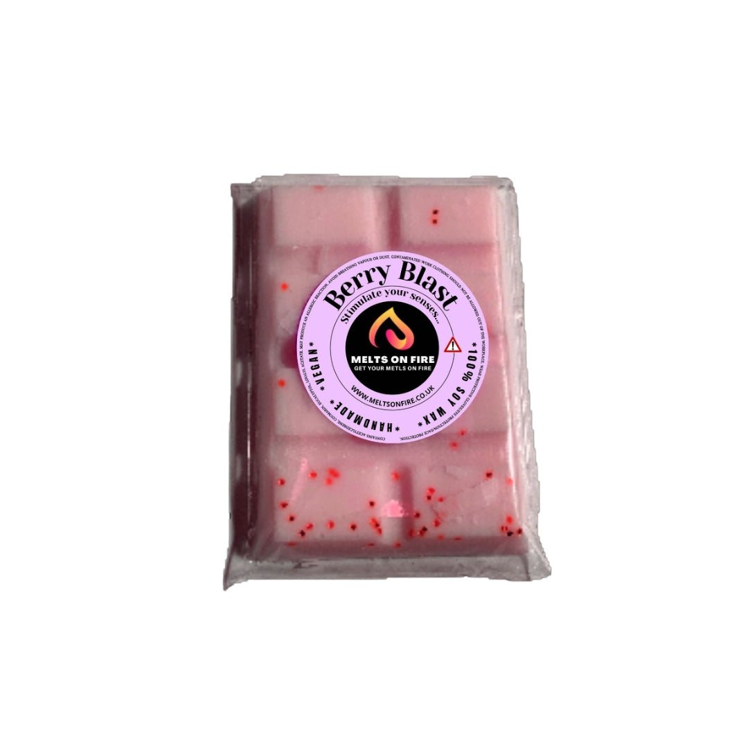 Wax Melts – 4 X Snap Bars - (Coconut & Waterfall Blooms,berry blast,exotic fruit,Honeysuckle) – Scented Soy Wax Melts Vegan - Meltsonfire