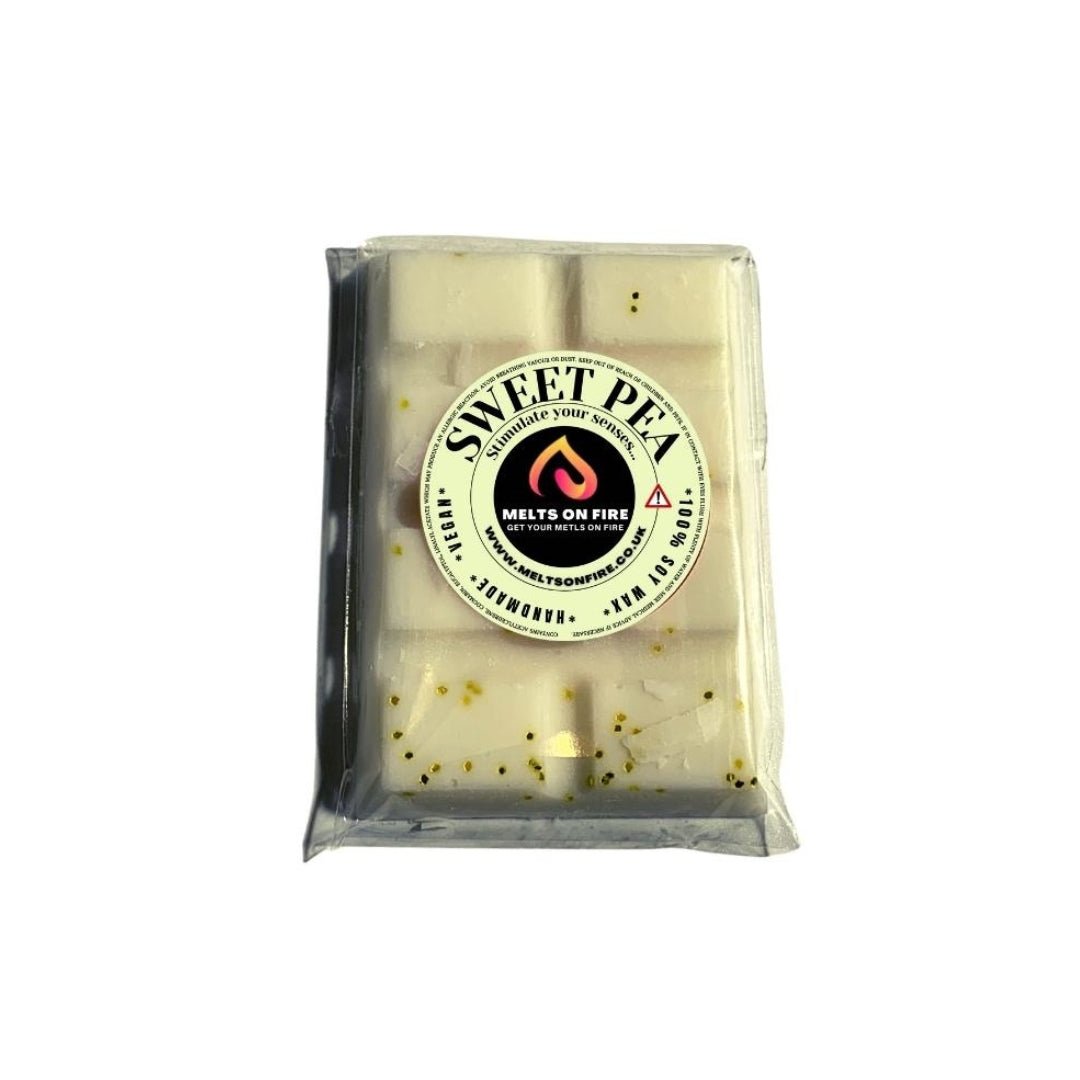 Wax Melts – 4 X Snap Bars - (Ginger Bread,Chocolate orange,Blueberry & Vanilla,Sweet Pea) – Scented Soy Wax Melts Vegan - Meltsonfire