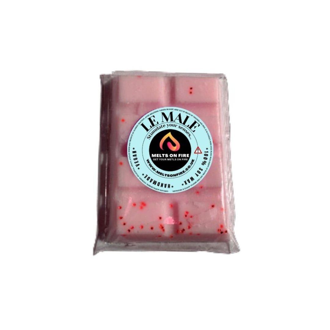 Wax Melts – 4 X Snap Bars - (Guilty Her Inspired,Invictus Inspired,Le Male,Lime & Basil Inspired) – Scented Soy Wax Melts Vegan - Meltsonfire