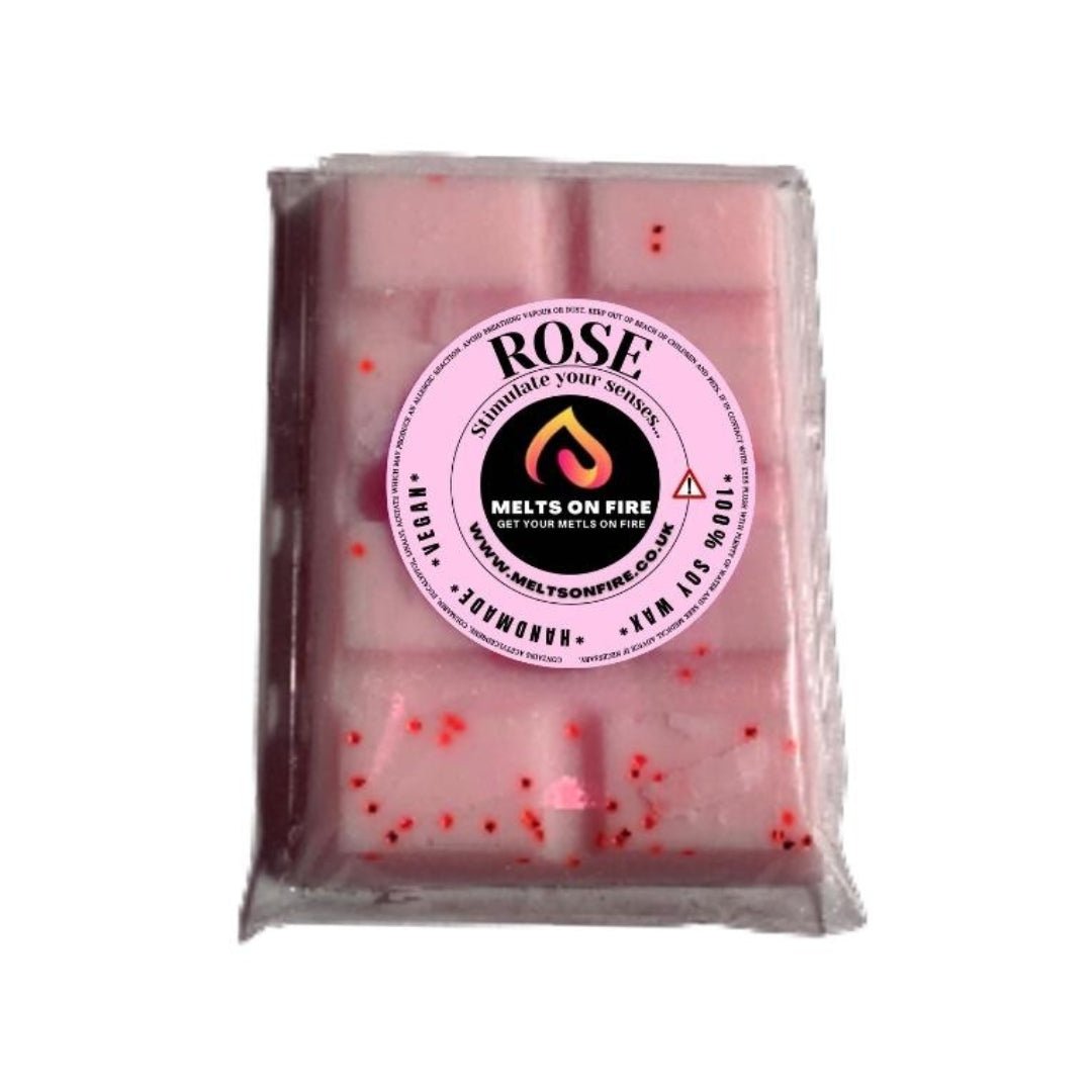 Wax Melts – 4 X Snap Bars - (Jasmine,Lavender,Peony & Blush,Rose) – Scented Soy Wax Melts Vegan - Meltsonfire