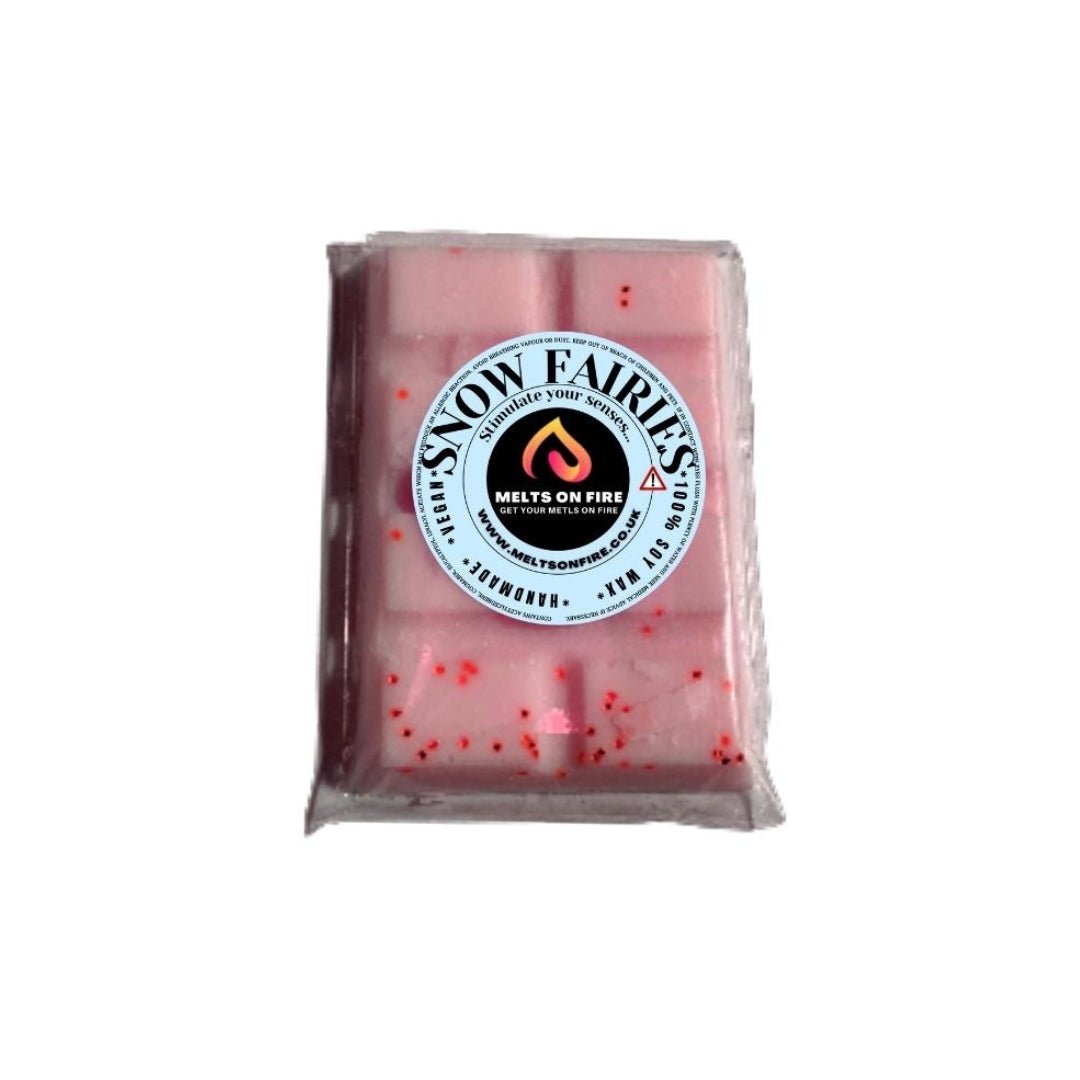 Wax Melts – 4 X Snap Bars - (Pomegra Noir,Snow Fairy,Blueberry & Vanilla,Bora Bora) – Scented Soy Wax Melts Vegan - Meltsonfire