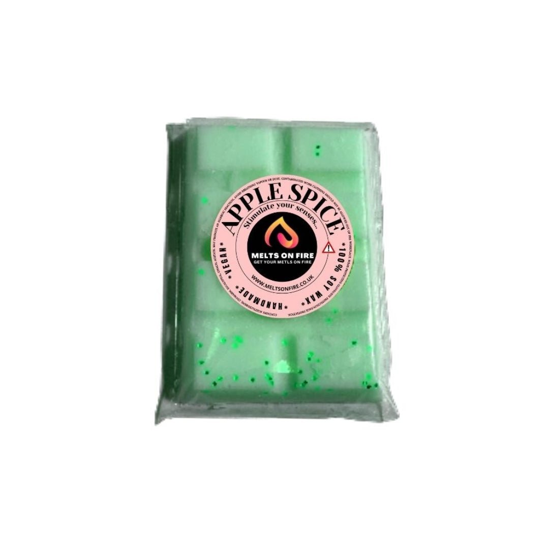 Wax Melts – 4 X Snap Bars - (Seychelles,Spice Orange,Apple Spice,cinnamon stick) – Scented Soy Wax Melts Vegan - Meltsonfire