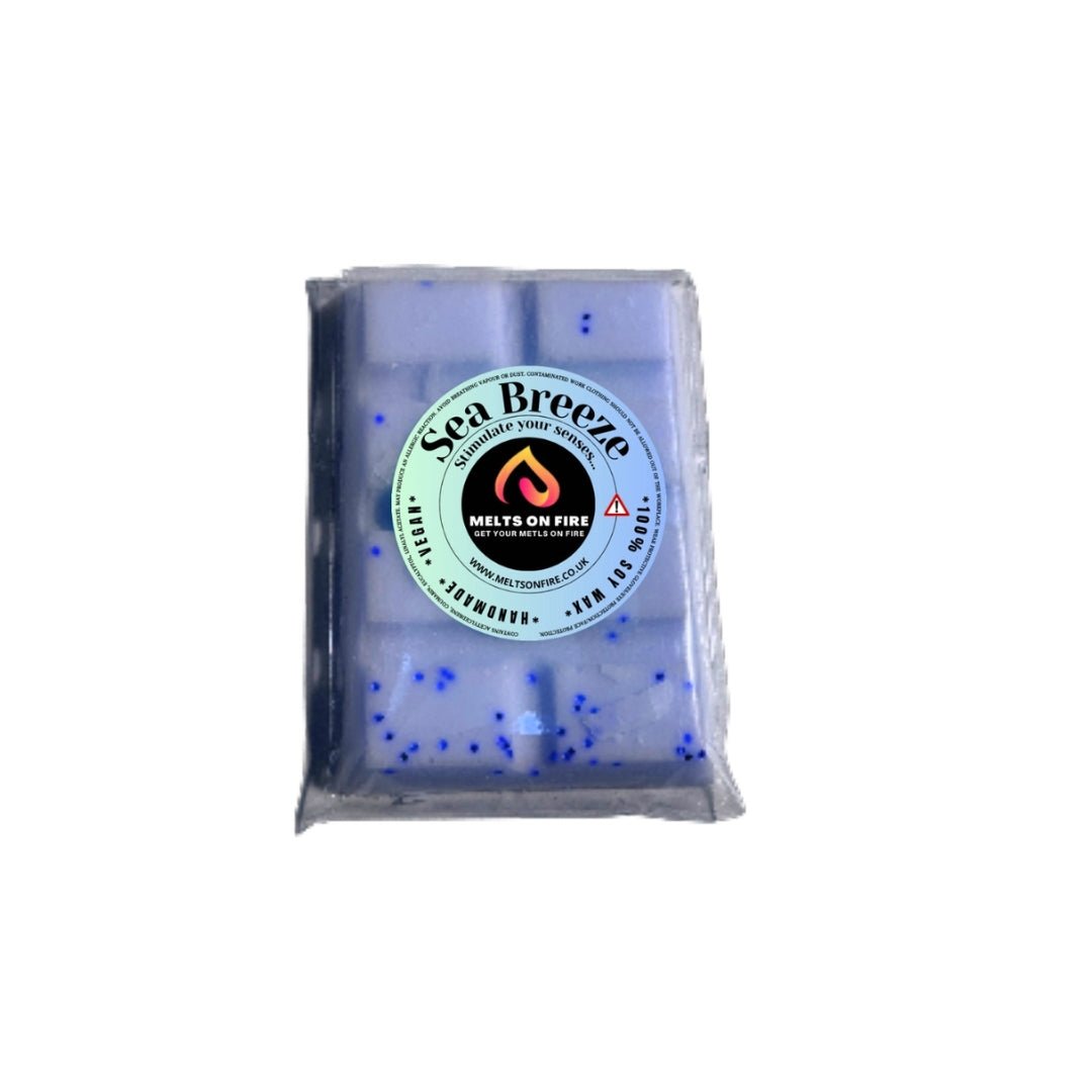 Wax Melts – 4 X Snap Bars - (Spring Awakening,Sea Breeze,Fluffy Towels,spa sensation) – Scented Soy Wax Melts Vegan - Meltsonfire