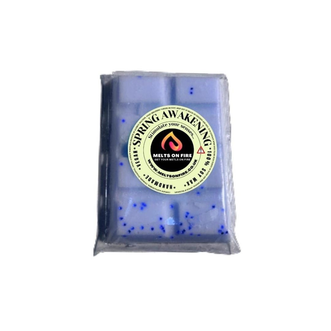 Wax Melts – 4 X Snap Bars - (Spring Awakening,Sea Breeze,Fluffy Towels,spa sensation) – Scented Soy Wax Melts Vegan - Meltsonfire